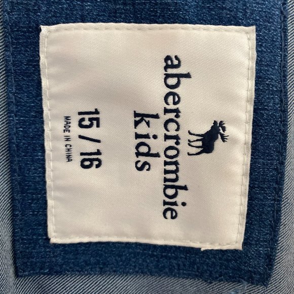 Abercrombie & Fitch Kids Jean Jacket with Hoodie - Picture 3 of 3